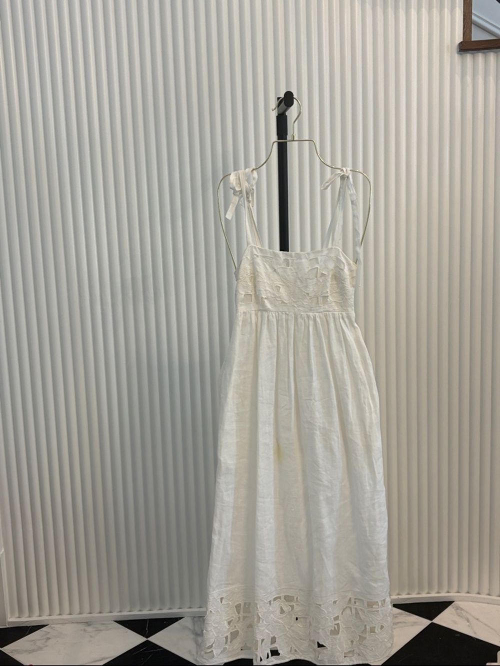 Zimmermann White Eyelet Maxi Dress